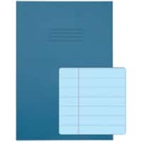 Rhino Exercise Book A4 Ruled Stapled Side Bound Manila Soft Cover Blue 48 Pages Pack of 50