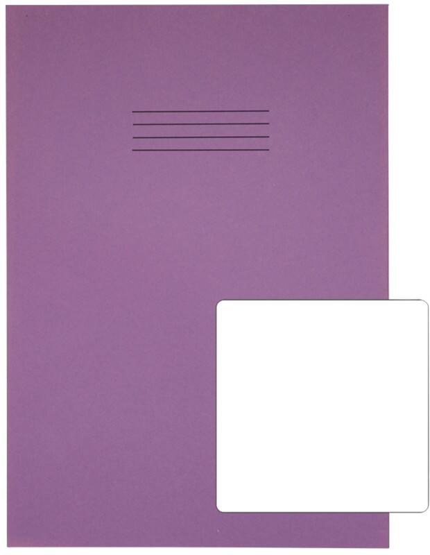 Rhino Exercise Book 13 x 9 cm Plain Stapled Side Bound Manila Soft Cover White 48 Pages Pack of 50