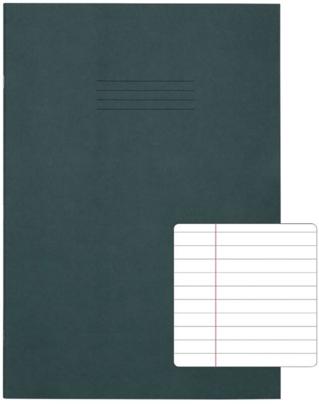 Rhino Exercise Book 13 x 9 cm Ruled Stapled Side Bound Manila Soft Cover White 80 Pages Pack of 50