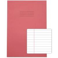 Rhino Exercise Book A4 Ruled Stapled Side Bound Manila Soft Cover White 80 Pages Pack of 50
