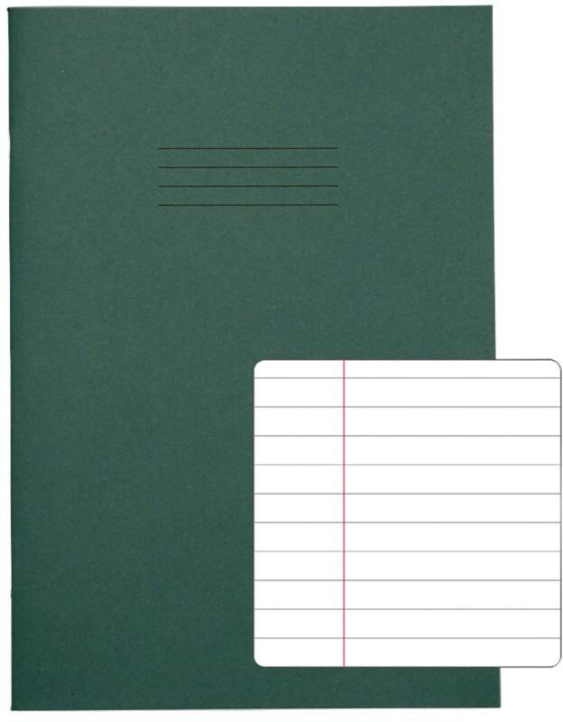 Rhino Exercise Book A4 Ruled Stapled Side Bound Manila Soft Cover White 64 Pages Pack of 50