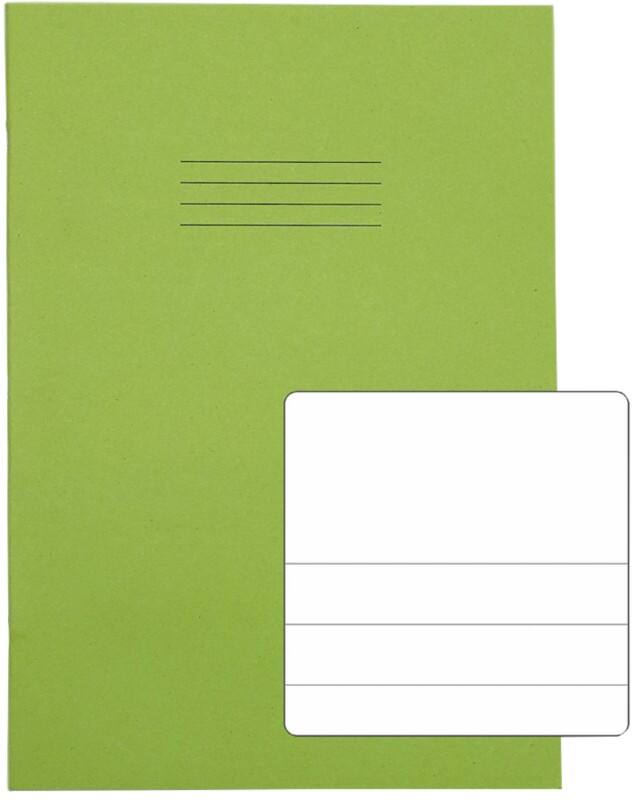 Rhino Exercise Book A4 Ruled Stapled Side Bound Manila Soft Cover White 64 Pages Pack of 50