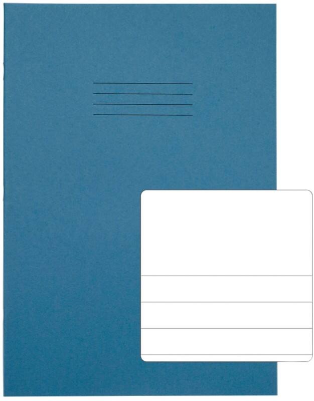 Rhino Exercise Book A4 Ruled Stapled Side Bound Manila Soft Cover White 64 Pages Pack of 50