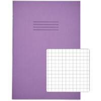 Rhino Exercise Book A4 Squared Stapled Side Bound Manila Soft Cover White 64 Pages Pack of 50