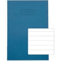 Rhino Exercise Book A4 Ruled 15 mm Stapled Side Bound Manila Soft Cover Blue Not perforated 64 Pages Pack of 50