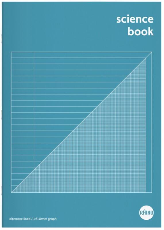 Rhino Exercise Book Ruled Stapled Side Bound Manila Soft Cover White 64 Pages Pack of 80