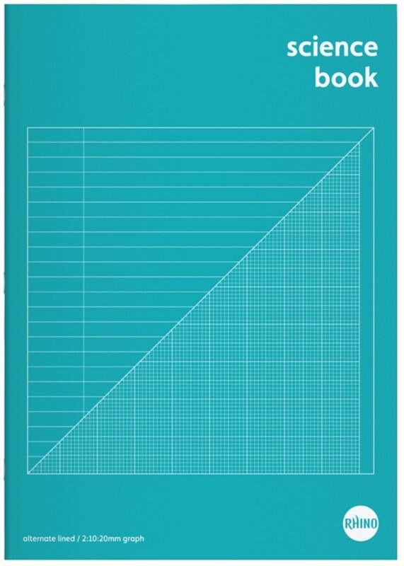 Rhino Exercise Book Ruled Stapled Side Bound Manila Soft Cover White 64 Pages Pack of 80