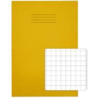 Rhino Exercise Book A4 Squared Stapled Side Bound Manila Soft Cover White 32 Pages Pack of 100
