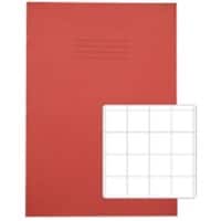 Rhino Exercise Book A4 Squared Stapled Side Bound Manila Soft Cover White 32 Pages Pack of 100