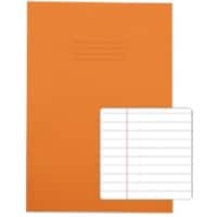 Rhino Exercise Book A4 Ruled Stapled Side Bound Manila Soft Cover White 32 Pages Pack of 100