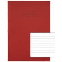 Rhino Exercise Book 13 x 9 cm Ruled Stapled Side Bound Manila Soft Cover White 40 Pages Pack of 100