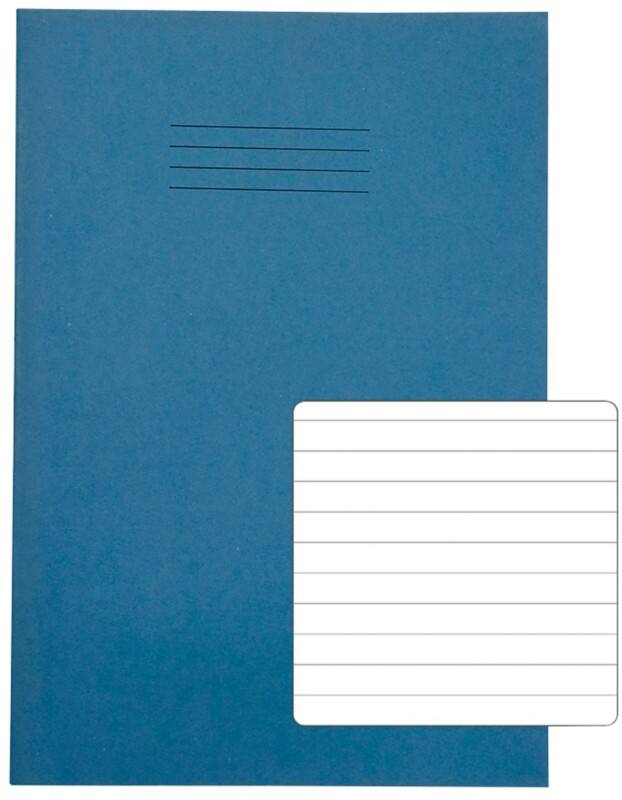 Rhino Exercise Book 13 x 9 cm Ruled Stapled Side Bound Manila Soft Cover White 40 Pages Pack of 100