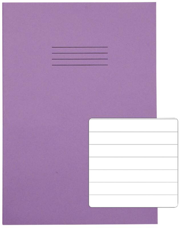 Rhino Exercise Book 13 x 9 cm Ruled Stapled Side Bound Manila Soft Cover White 40 Pages Pack of 100