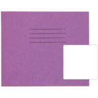 Rhino Exercise Book Plain Stapled Side Bound Manila Soft Cover White 24 Pages Pack of 100