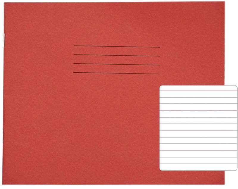 Rhino Exercise Book Ruled Stapled Side Bound Manila Soft Cover White 32 Pages Pack of 100