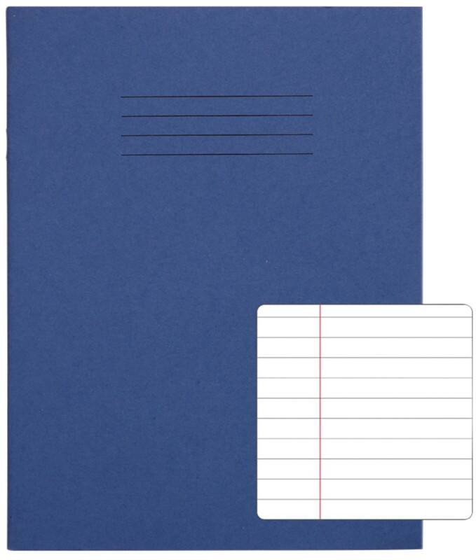 Rhino Exercise Book Ruled Stapled Side Bound Manila Soft Cover White 96 Pages Pack of 100