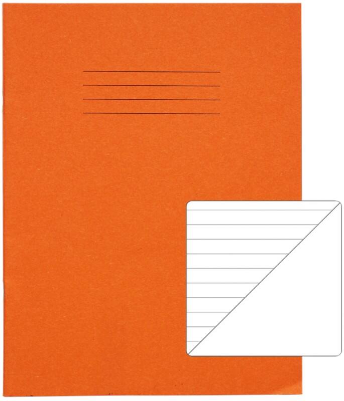 Rhino Exercise Book Ruled Stapled Side Bound Manila Soft Cover White 48 Pages Pack of 100