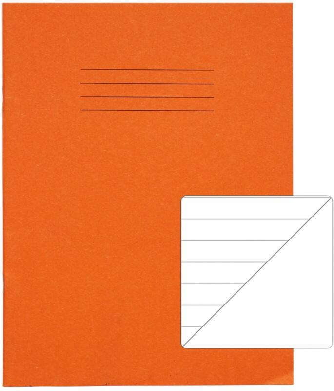 Rhino Exercise Book Ruled Stapled Side Bound Manila Soft Cover White 48 Pages Pack of 100