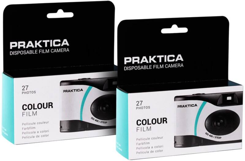 Praktica N21F X2 Disposable Camera Black