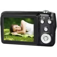 AgfaPhoto DC8200 Digital Camera Black + 32GB MicroSD Card + Card Reader + Shoulder Bg