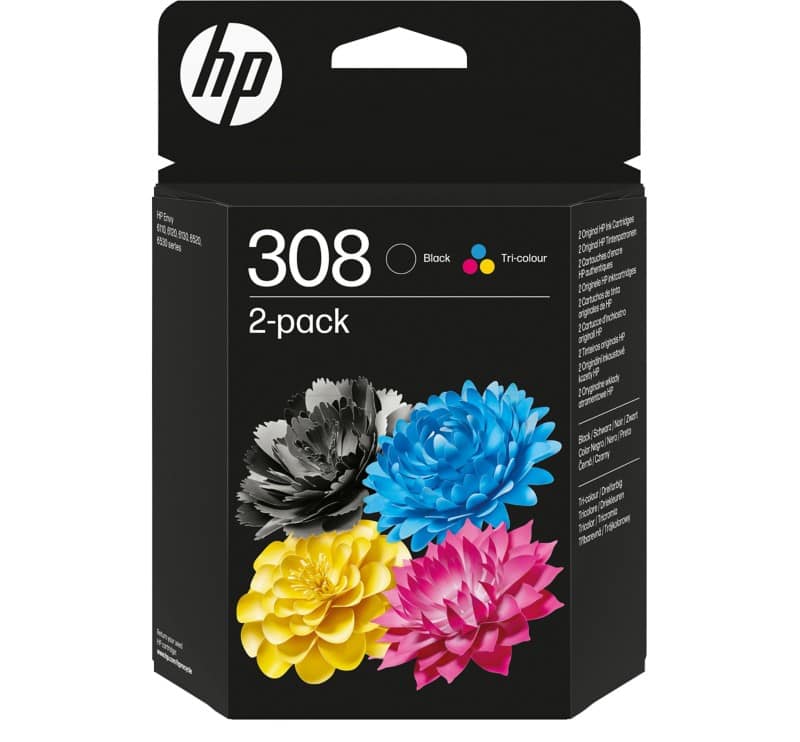 HP Original Ink Cartridge 6L6S6UE Black, Cyan, Yellow, Magenta   