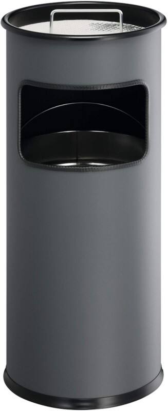 DURABLE Waste Bin Charcoal Metal 333058
