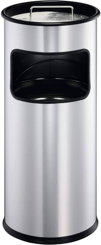 DURABLE Waste Bin Silver Metal 333023