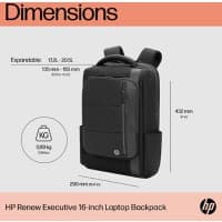 HP Laptop Case 16.1 " 29 x 15.5 x 43.2 cm PL (Polyester) Black