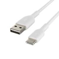 Belkin USB Cable USB A Male USB-C Male 2 m White