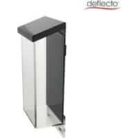 Deflecto DL Outdoor Box Wall Mounted Transparent 790701 12.5 x 7.5 x 28.5 cm