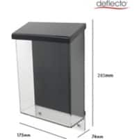 Deflecto A5 Portrait Outdoor Box Wall Mounted Transparent 790711 17.5 x 7.4 x 28.5 cm