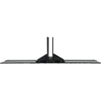 Securit Multiboard Metal Feet Wood Black Pack of 2