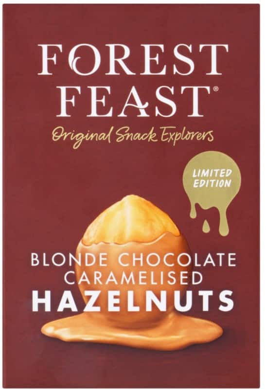 FOREST FEAST Blonde  Chocolate Caramelised  Hazelnuts 100 g