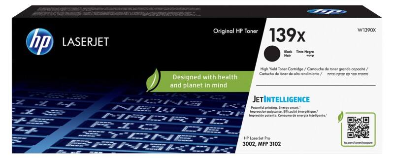 HP 139X Original Toner Cartridge W1390X Black