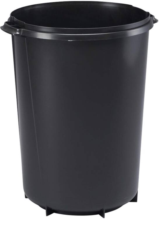 DURABLE DURABIN Waste Bin 40 L Black PP (Polypropylene) 1800519221 Round