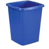 DURABLE Waste Management Recycling Bin 90 L Blue Polypropylene 1800474040