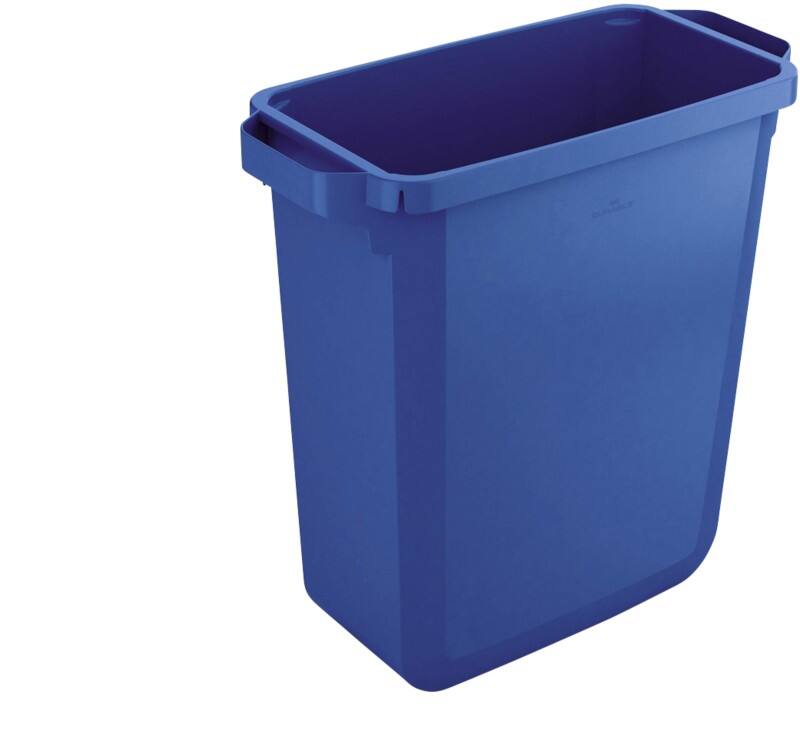 DURABLE DURABIN Waste Bin 60 L Blue PP (Polypropylene) 1800496040 Rectangular