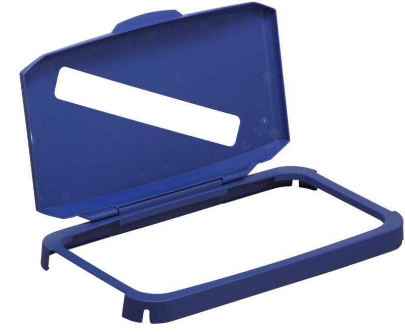 DURABLE DURABIN Hinged Lid 60 L Blue Rectangular PP (Polypropylene)