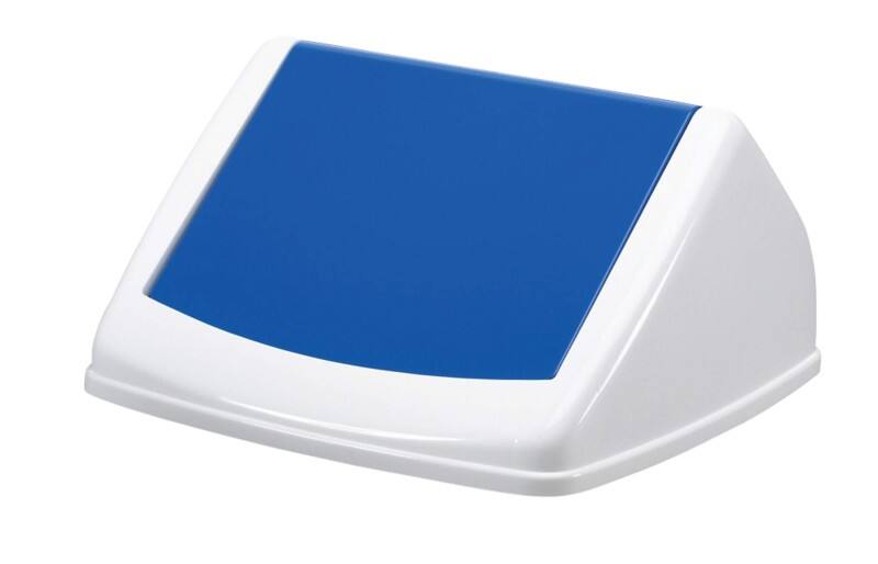 DURABLE DURABIN Flip Swing Lid 40 L Blue Square PP (Polypropylene)