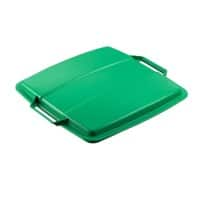 DURABLE Waste Management Recycling Bin 90 L Green Polypropylene 1800475020