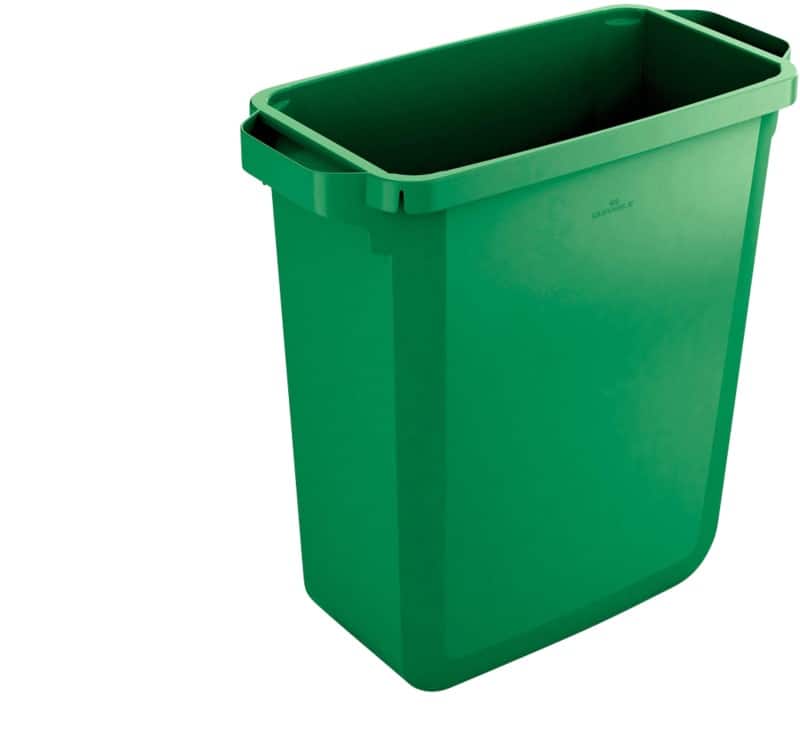 DURABLE DURABIN Waste Bin 60 L Green PP (Polypropylene) 1800496020 Rectangular