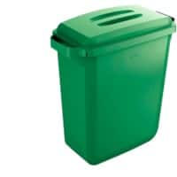 DURABLE Waste Management Recycling Bin 60 L Green Polypropylene 1800496020