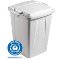 DURABLE Waste Management Recycling Bin 90 L Grey Polypropylene 1800505050