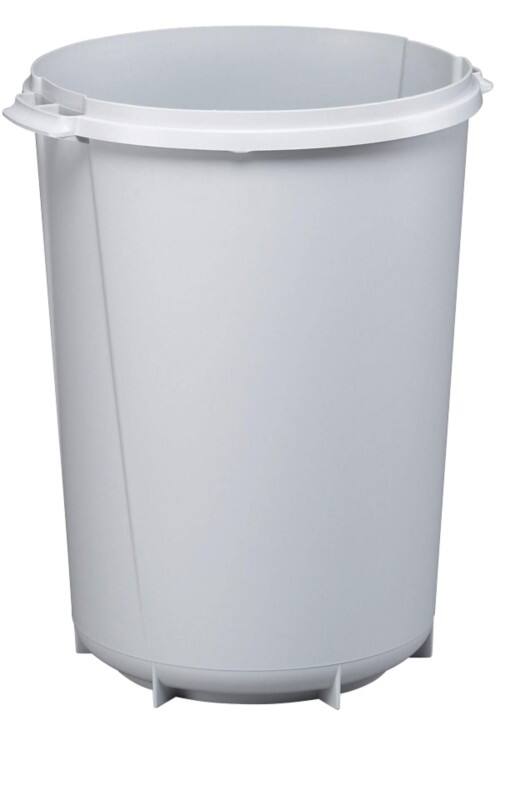 DURABLE DURABIN Waste Bin 40 L Grey PP (Polypropylene) 1800519050 Round