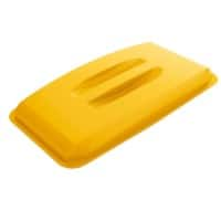 DURABLE Waste Management Bin Lid 60 L Yellow PP (Polypropylene) 1800497030