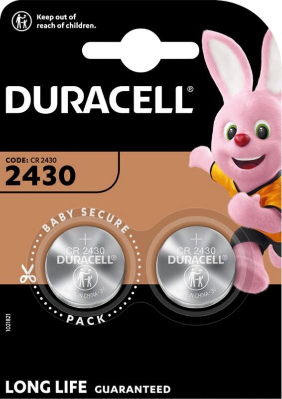 Duracell Coin Cell 5000394152090 CR2430 Pack of 2  