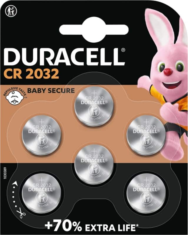 Duracell Coin Cell 5000394056183 CR2032 Pack of 6  