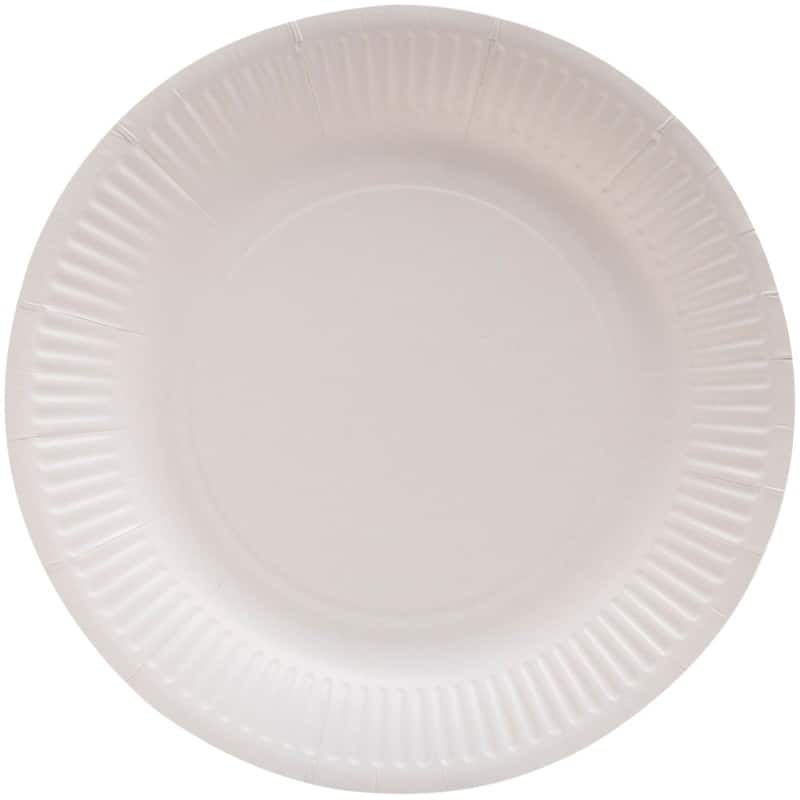 PROnappe Plate White 23 x 23 x 4.5 cm 50 Pieces 
