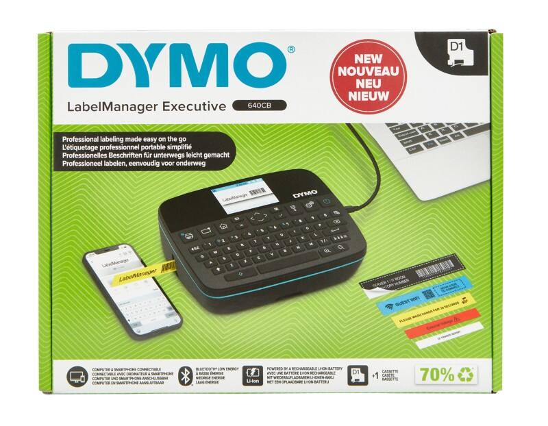 DYMO LabelManager Executive 640 CB Label Printer Thermal QWERTY (GB) Black