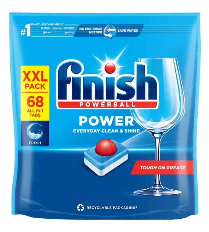Finish Power All In One Dishwasher Tablets Pack of 68